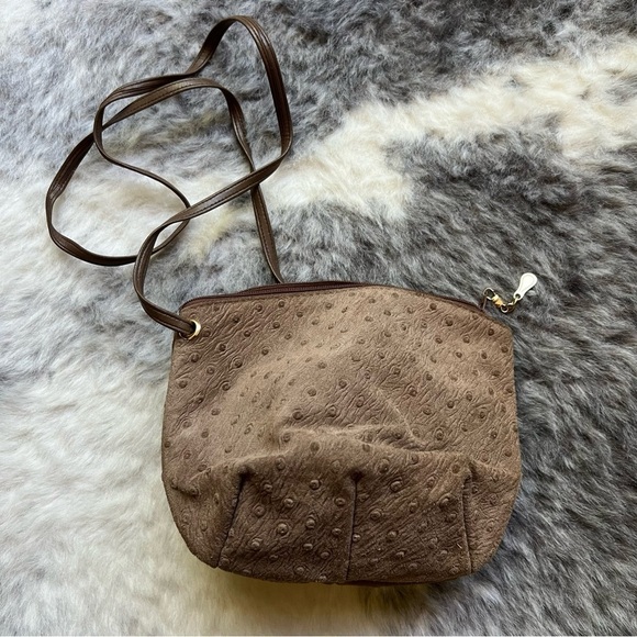 Ostrich Leather Pouch Made in Italy - Picture 1 of 6